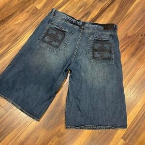 COOGI Baggy vintage 90s denim shorts fashion